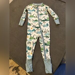 Little Sleepies Mountain Mist 12-18 Zippy VGUC